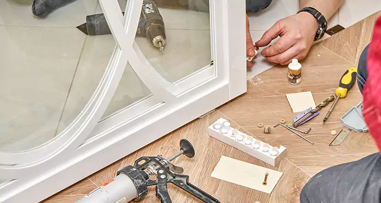 Interior Patio Door Casing Repair in Ocala, FL