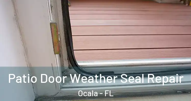 Patio Door Weather Seal Repair Ocala - FL