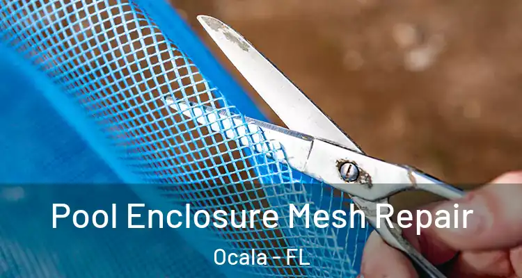 Pool Enclosure Mesh Repair Ocala - FL