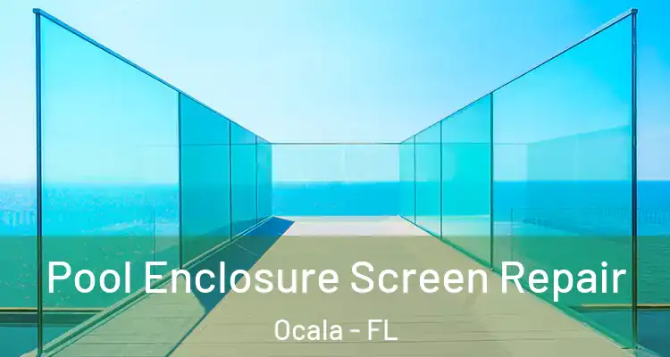 Pool Enclosure Screen Repair Ocala - FL