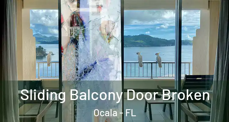 Sliding Balcony Door Broken Ocala - FL